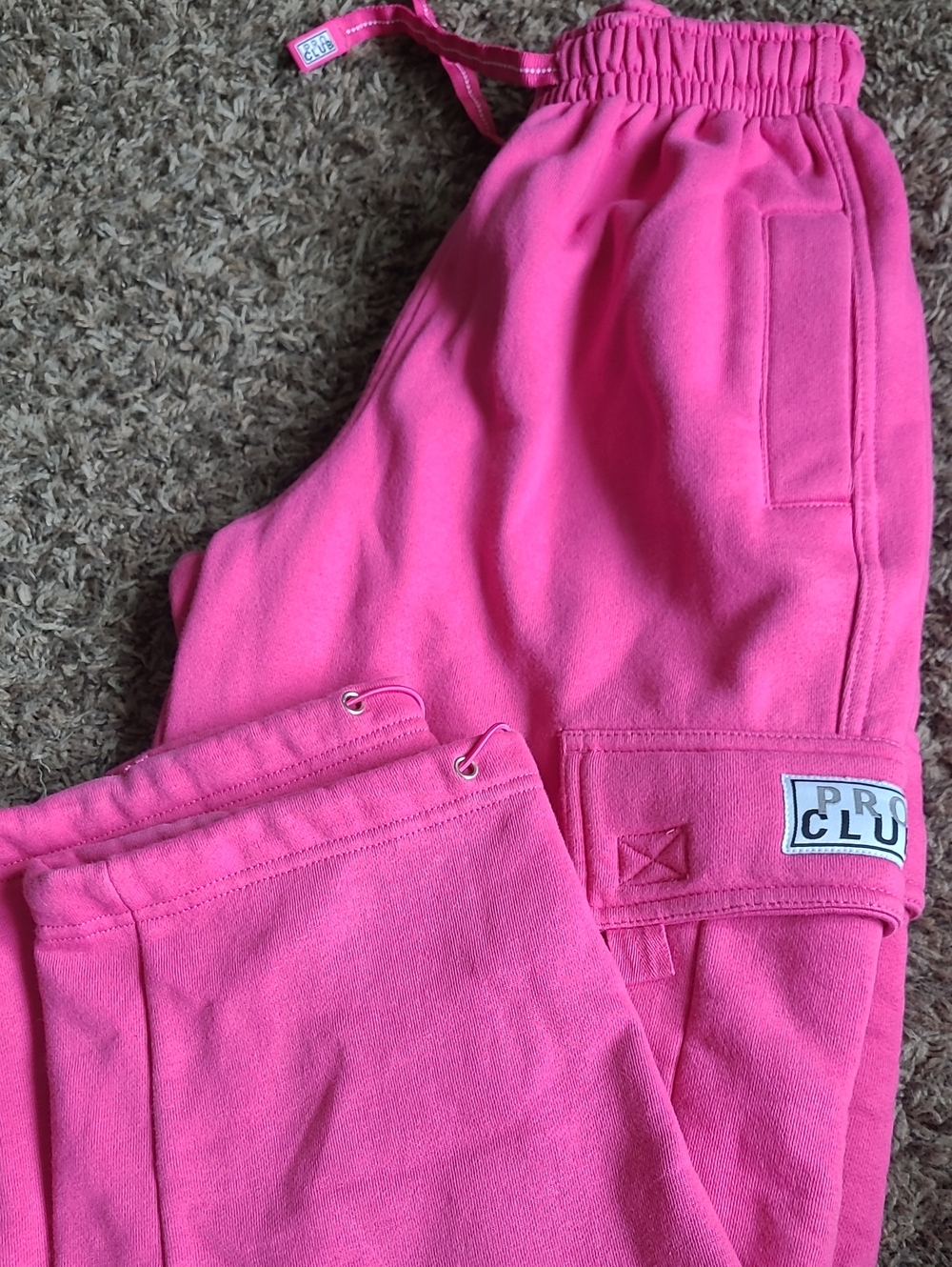 Pro Club Kids Pink Fleece Jogger Pants — Soft Everyday Sweatpants